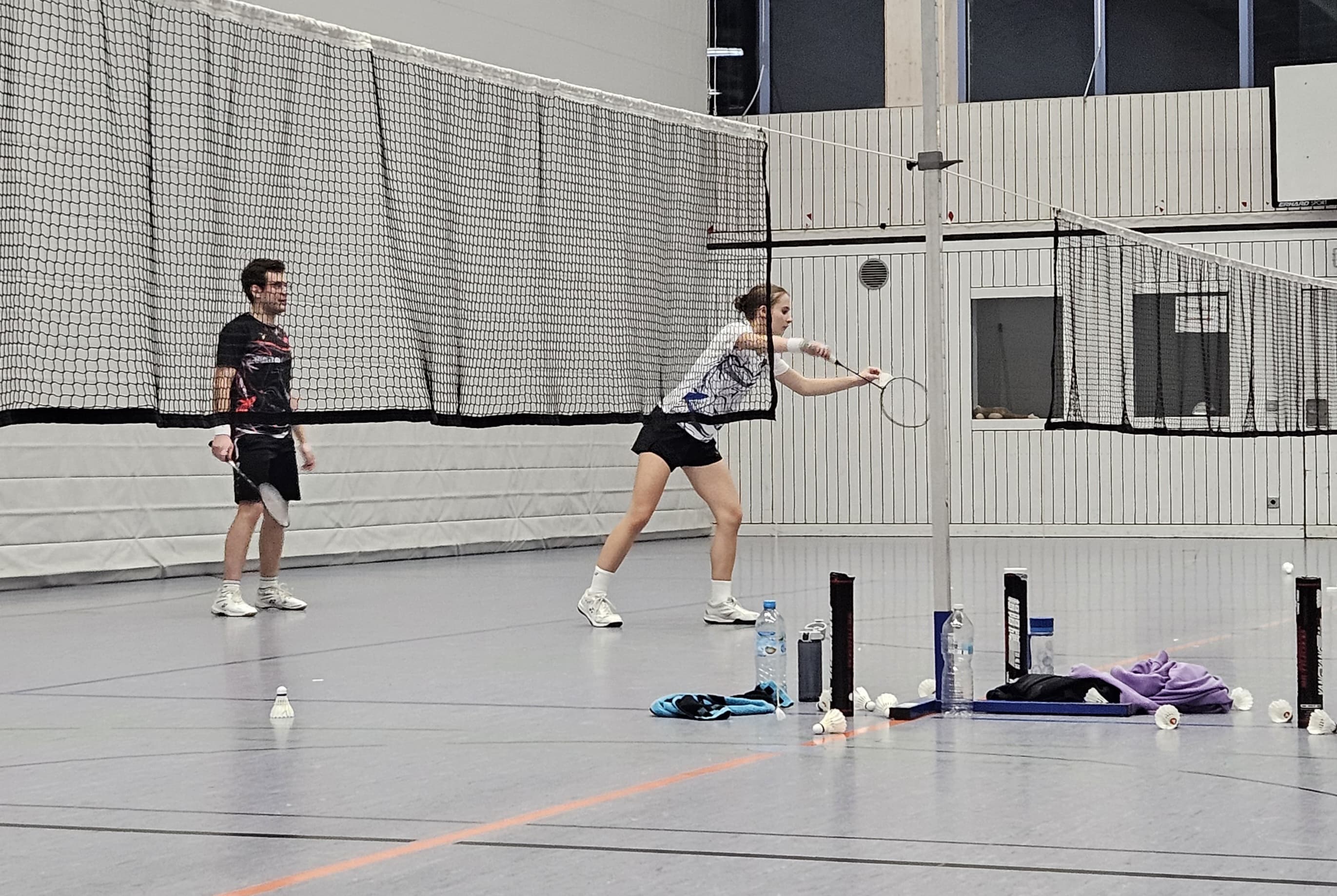 Im Einsatz: Maja und Dennis beim Mixed Maja und Dennis im Mixed