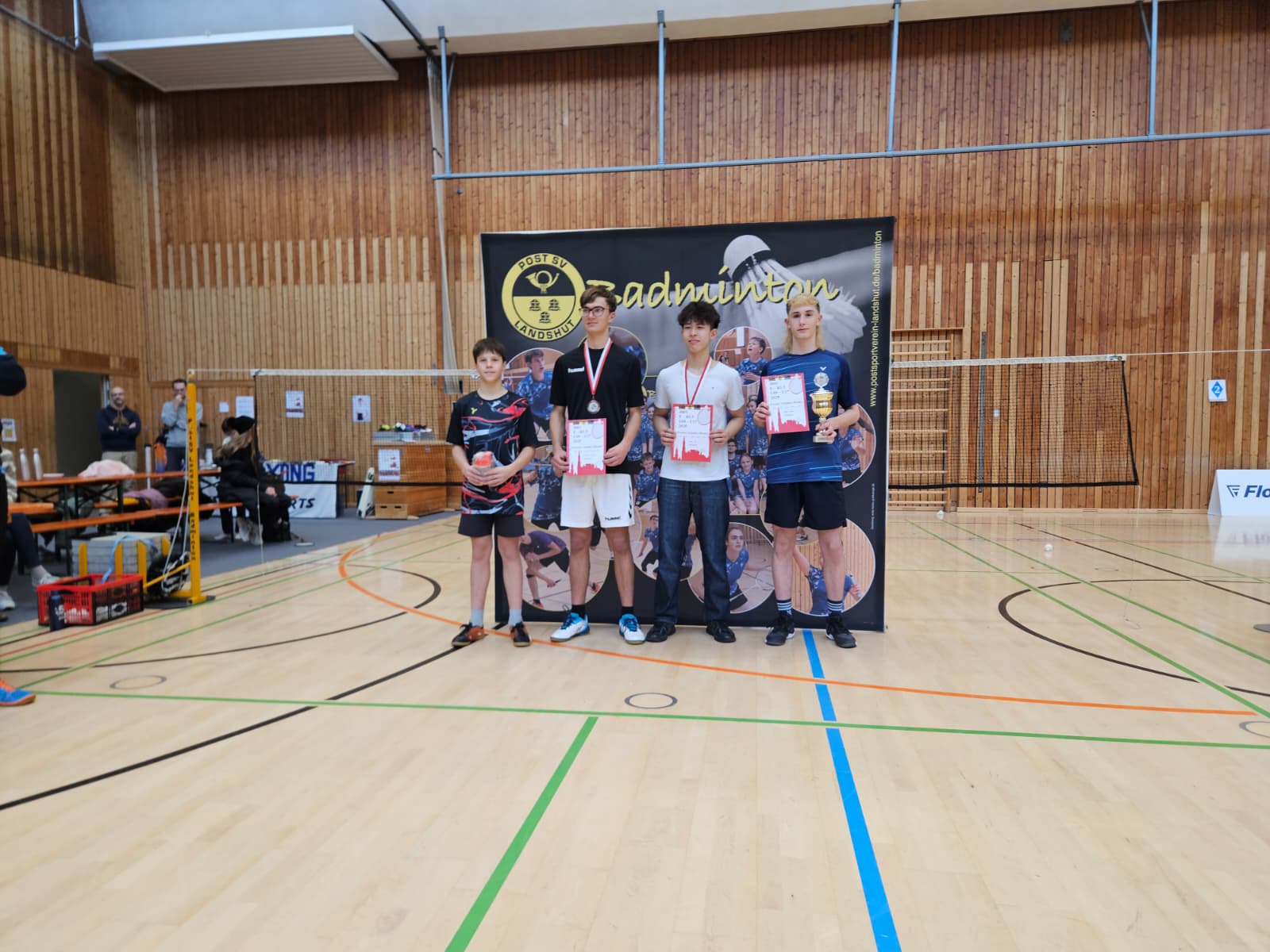 Felix Ruck bei der Siegerehrung