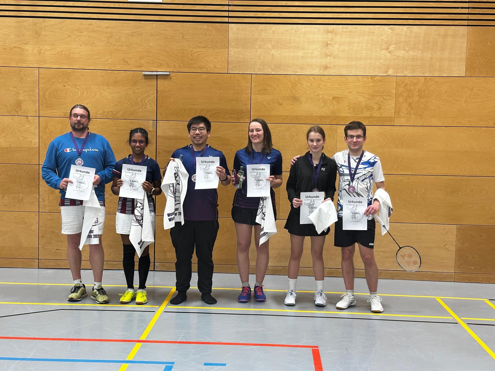 Titelbild für Bronze im Mixed beim Wendelsteiner Winterturnier